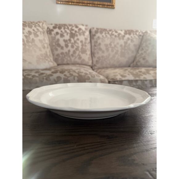Mikasa French Countryside 12” White Stoneware Dinner Plate - Picture 4 of 8